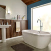 [2764014M204.011] Cadet® 66 x 32-Inch Freestanding Bathtub With Drain Brushed Nickel Finish - Arctic