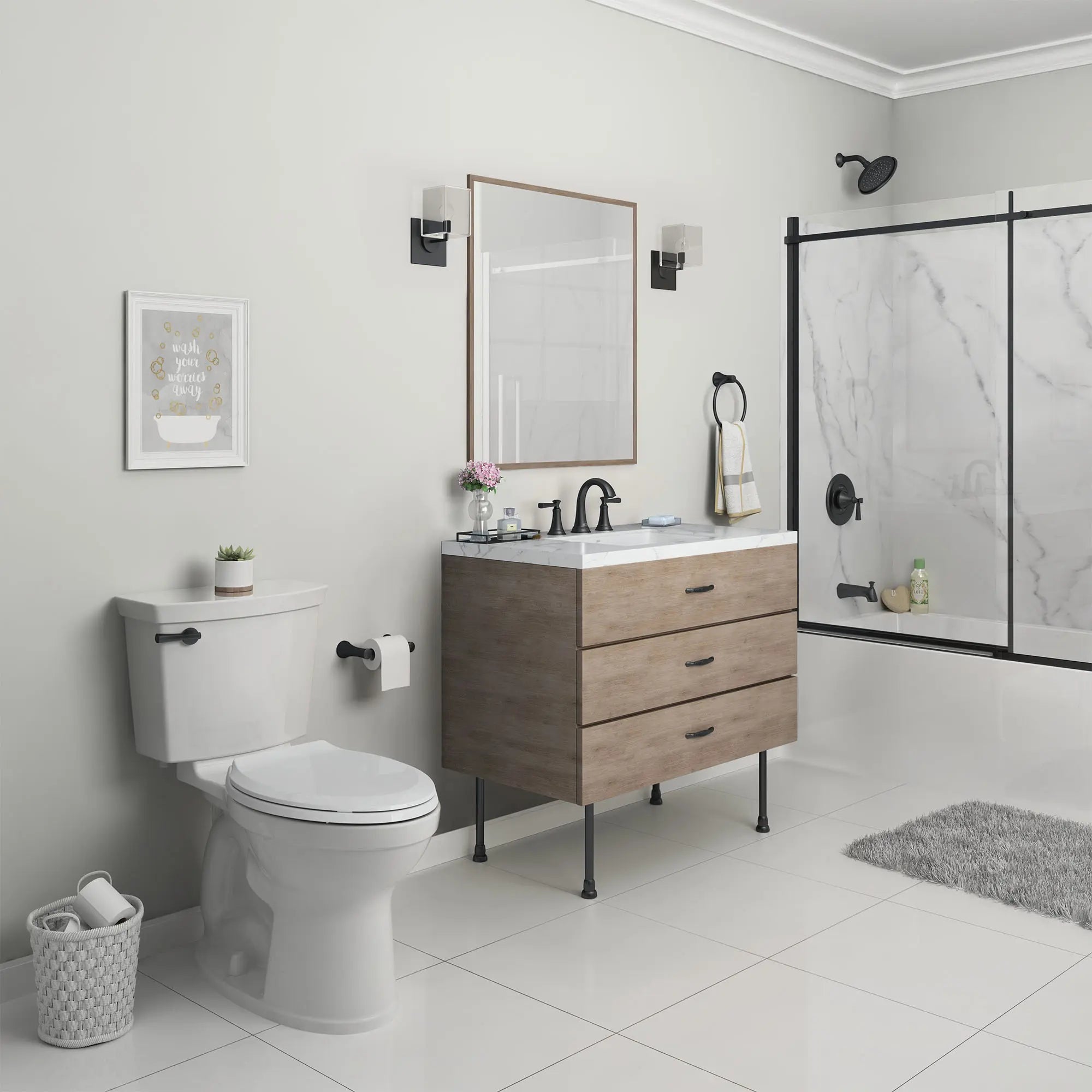 Rumson® Tub and Shower Trim Kit With Valve // TUB & SHOWER / MATTE BLACK // 174038_B-7417801243_747AA104SC020_7417502243_0_CDNwebp.webp