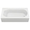 [2391202ICH.020] Princeton® Americast® 60 x 30-Inch Integral Apron Bathtub Right-Hand Outlet With Integral Drain - Arctic