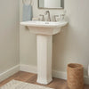 [0445800.020] Edgemere 8-Inch Widespread Pedestal Sink Top and Leg Combination - White