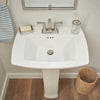 [0445004.020] Edgemere 4-Inch Centerset Pedestal Sink Top - White