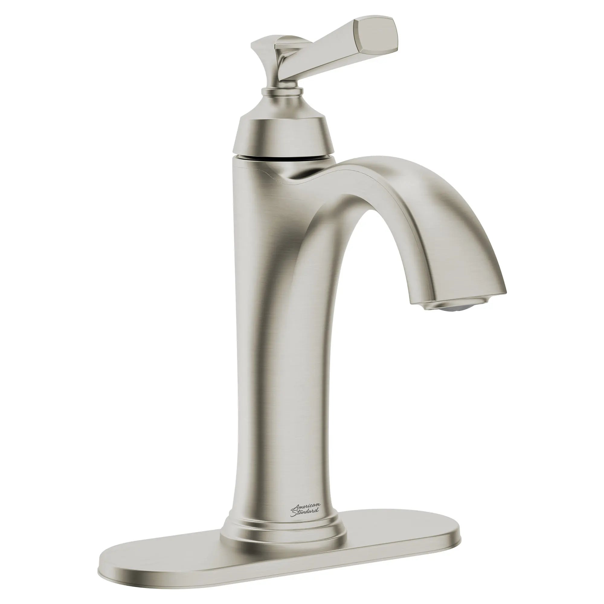 Glenmere Single Hole Single-Handle Bathroom Faucet 1.2 gpm/4.5 L/min With Lever Handle // BRUSHED NICKEL // 174080_7617107295_2_0_CDNwebp.webp