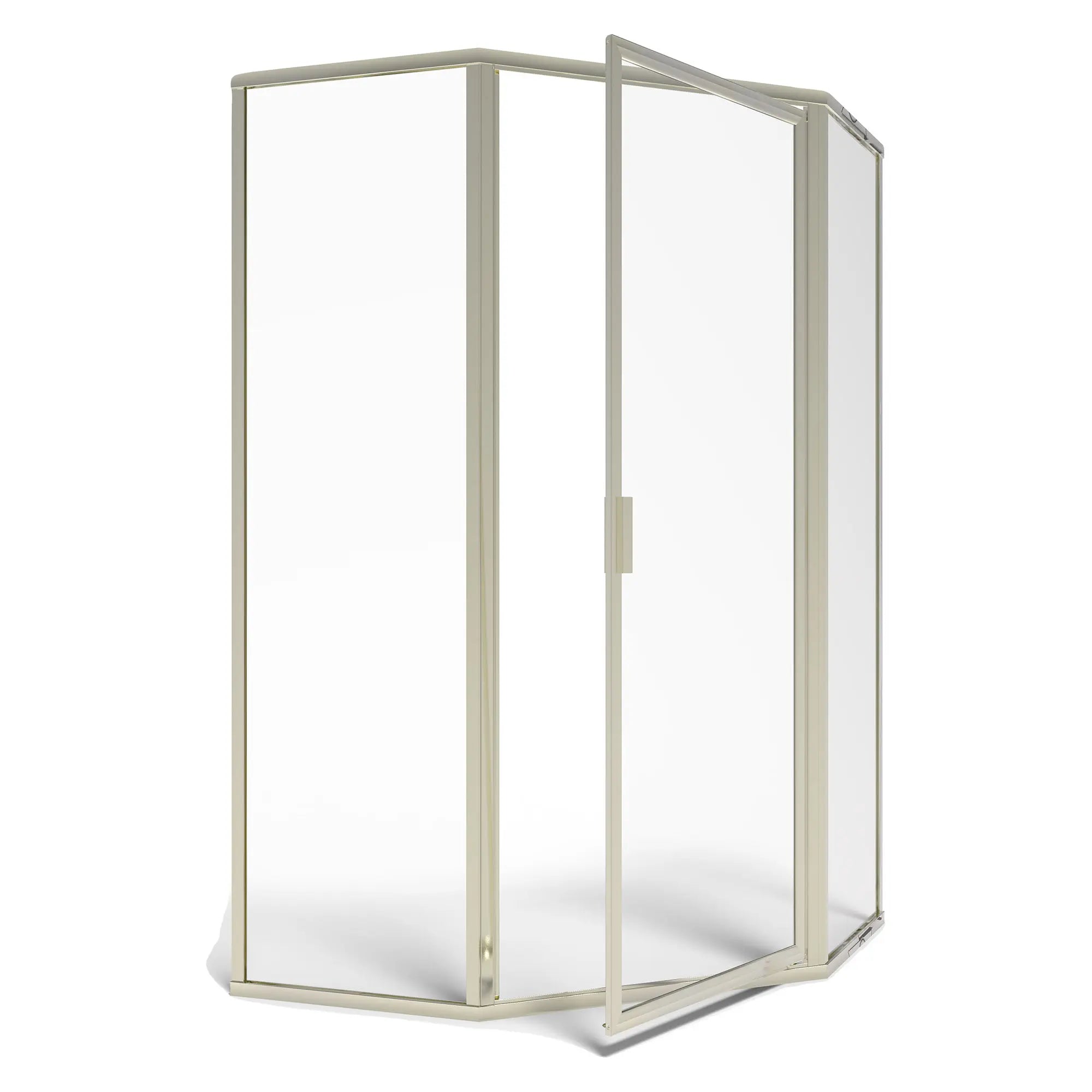 Prestige 66-5/8-Inch Height Neo Angle Shower Door // BRUSHED NICKEL // 174118_AM0PQF2400006_0_CDNwebp.webp