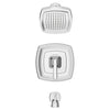[TU612508.002] Crawford 1.8 gpm/6.8 L/min Tub and Shower Trim Kit With Water-Saving Showerhead, Double Ceramic Pressure Balance Cartridge With Lever Handle - Polished Chrome