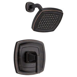 [TU612507.278] Crawford 1.8 gpm/6.8 L/min Shower Trim Kit With Water-Saving Showerhead, Double Ceramic Pressure Balance Cartridge With Lever Handle - Polished Chrome