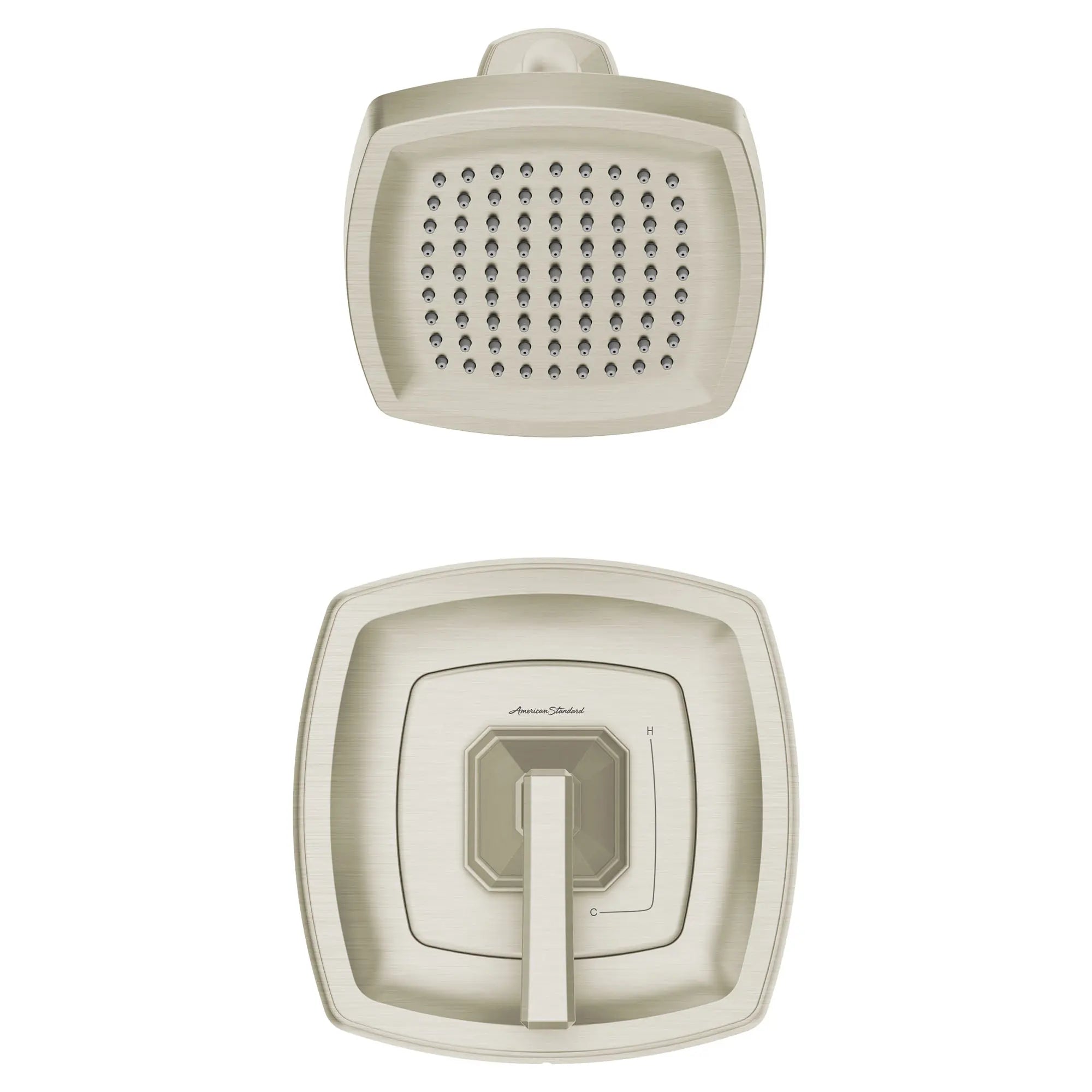 Crawford 2.5 gpm/9.5 L/min Shower Trim Kit With Showerhead, Double Ceramic Pressure Balance Cartridge With Lever Handle // BRUSHED NICKEL // 174150_TU612501295_1_0_CDNwebp.webp