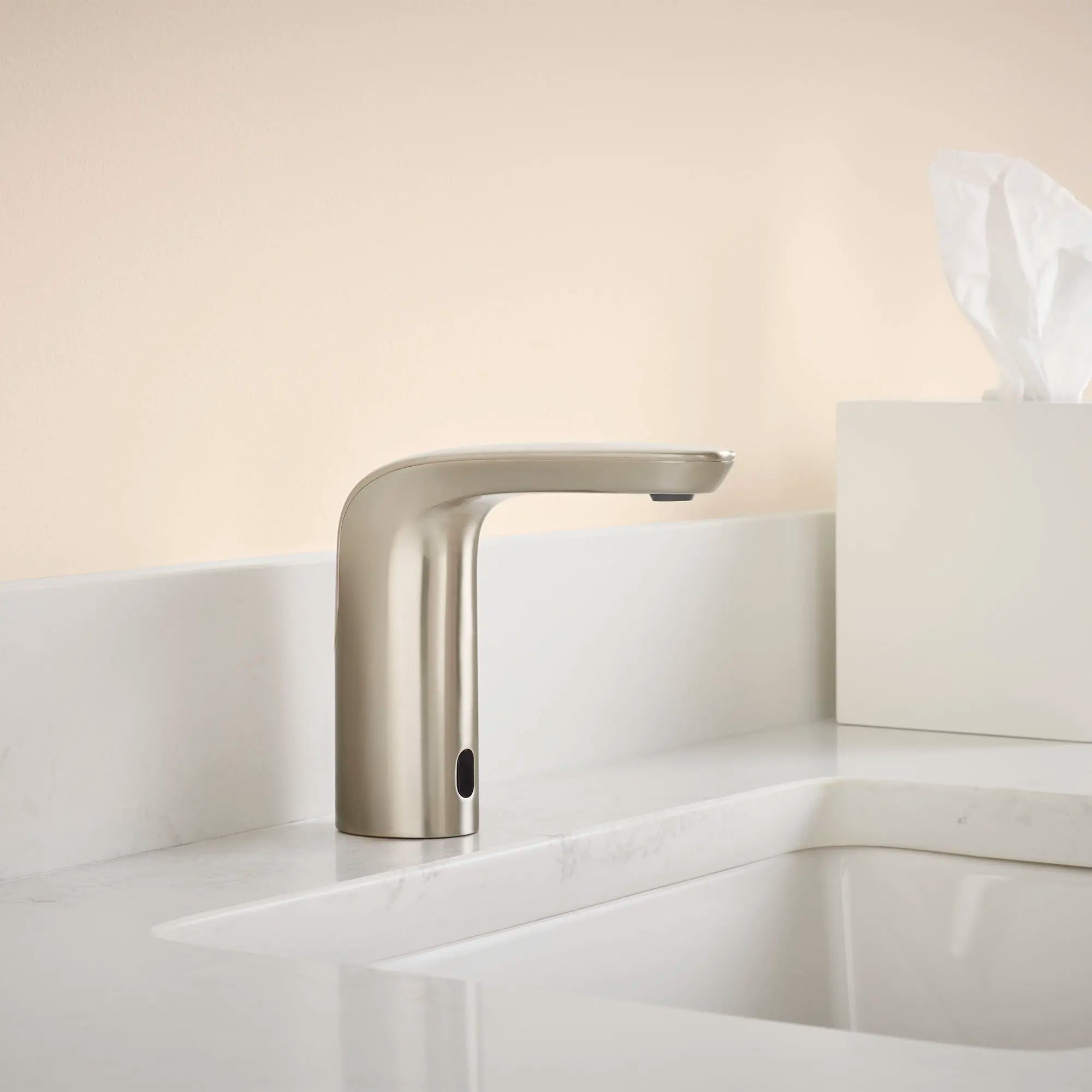 NextGen Selectronic® Touchless Faucet, Battery-Powered With SmarTherm Safety Shut-Off + ADM, 0.35 gpm/1.3 Lpm // BRUSHED NICKEL // 174156_B-7755303295_0_CDNwebp.webp