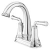 [7052207.002] Delancey® 4-Inch Centerset 2-Handle Bathroom Faucet 1.2gpm/4.5 L/min With Lever Handles - Polished Chrome