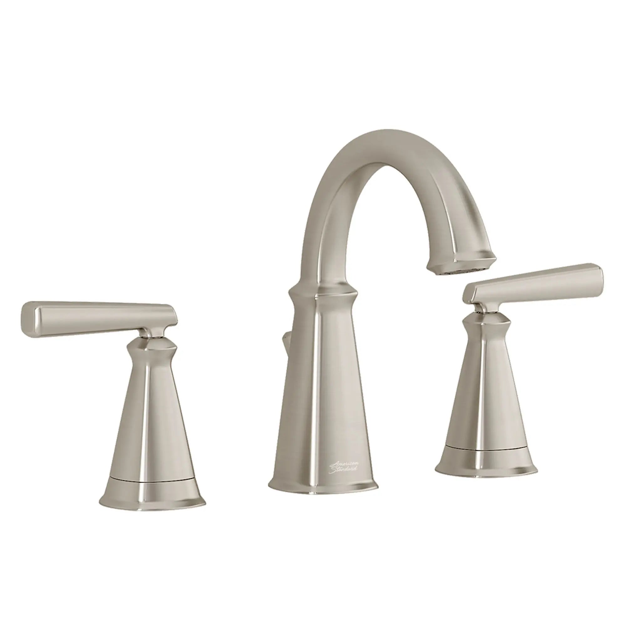 Kirkdale 8-In. Widespread 2-Handle Bathroom Faucet 1.2 GPM with Lever Handles // BRUSHED NICKEL // 174311_7018801295_2_1__0_CDNwebp_15dd32b9-99e8-4d22-b6c1-dc46ca3b27d7.webp