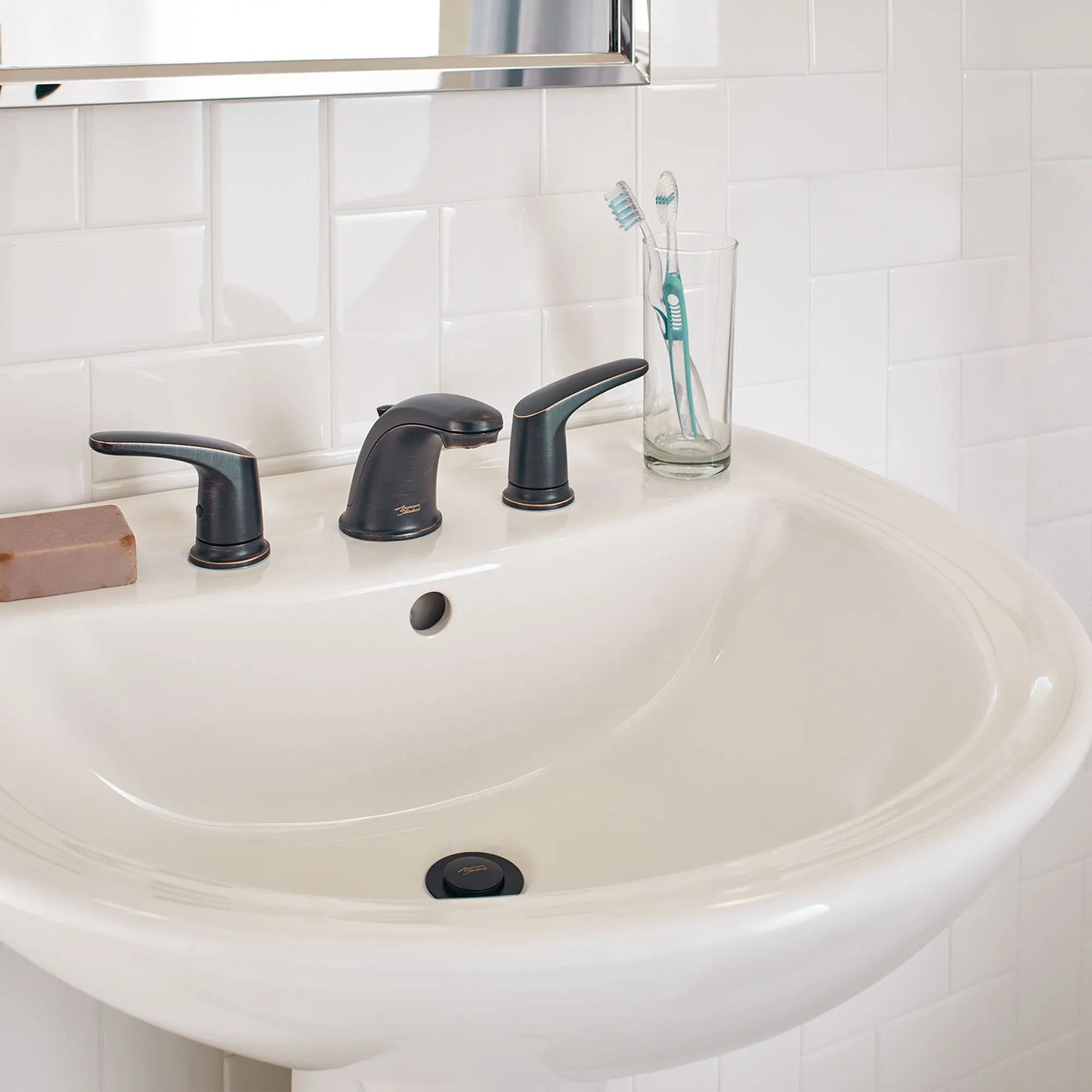 Colony® PRO 8-Inch Widespread 2-Handle Bathroom Faucet 1.2 gpm/4.5 L/min With Lever Handles // LEGACY BRONZE // 174402_B-7075802278_0_CDNwebp.webp