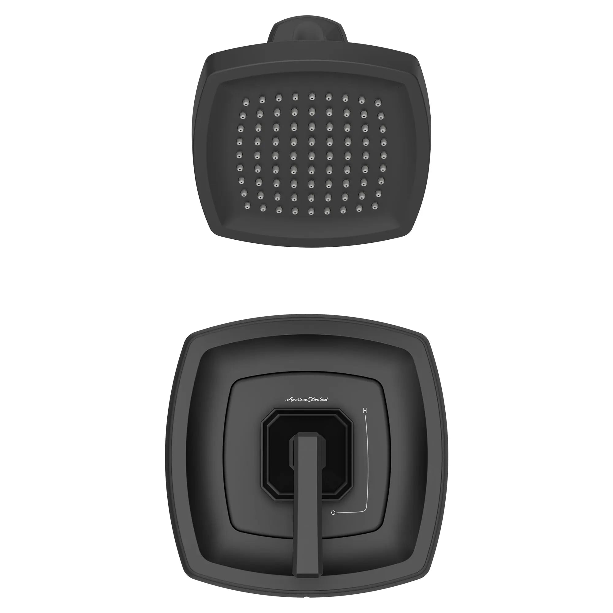 Crawford 2.5 gpm/9.5 L/min Shower Trim Kit With Showerhead, Double Ceramic Pressure Balance Cartridge With Lever Handle // MATTE BLACK // 174437_TU612501243_TU612507243_1_0_CDNwebp.webp