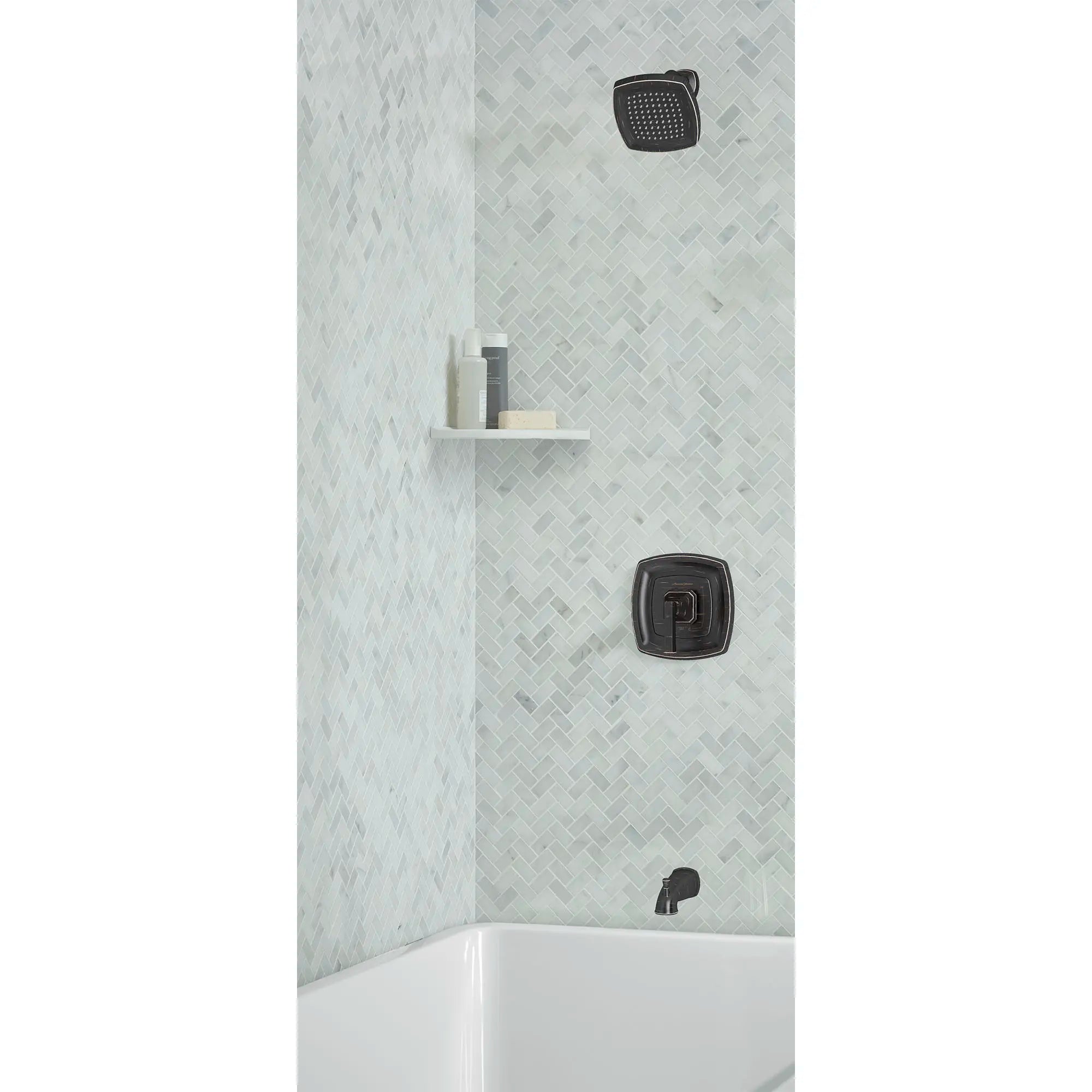 Crawford 1.8 gpm/6.8 L/min Tub and Shower Trim Kit With Water-Saving Showerhead, Double Ceramic Pressure Balance Cartridge With Lever Handle // TUB & SHOWER / LEGACY BRONZE // 174453_B-TU612502278_TU612508278_0_CDNwebp.webp