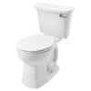 [204BA105.020] Edgemere® Two-Piece 1.28 gpf/4.8 Lpf Chair-Height Round-Front Right-Hand Trip Lever Toilet Less Seat - White