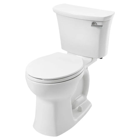 Edgemere® Two-Piece 1.28 gpf/4.8 Lpf Chair-Height Round-Front Right-Hand Trip Lever Toilet Less Seat