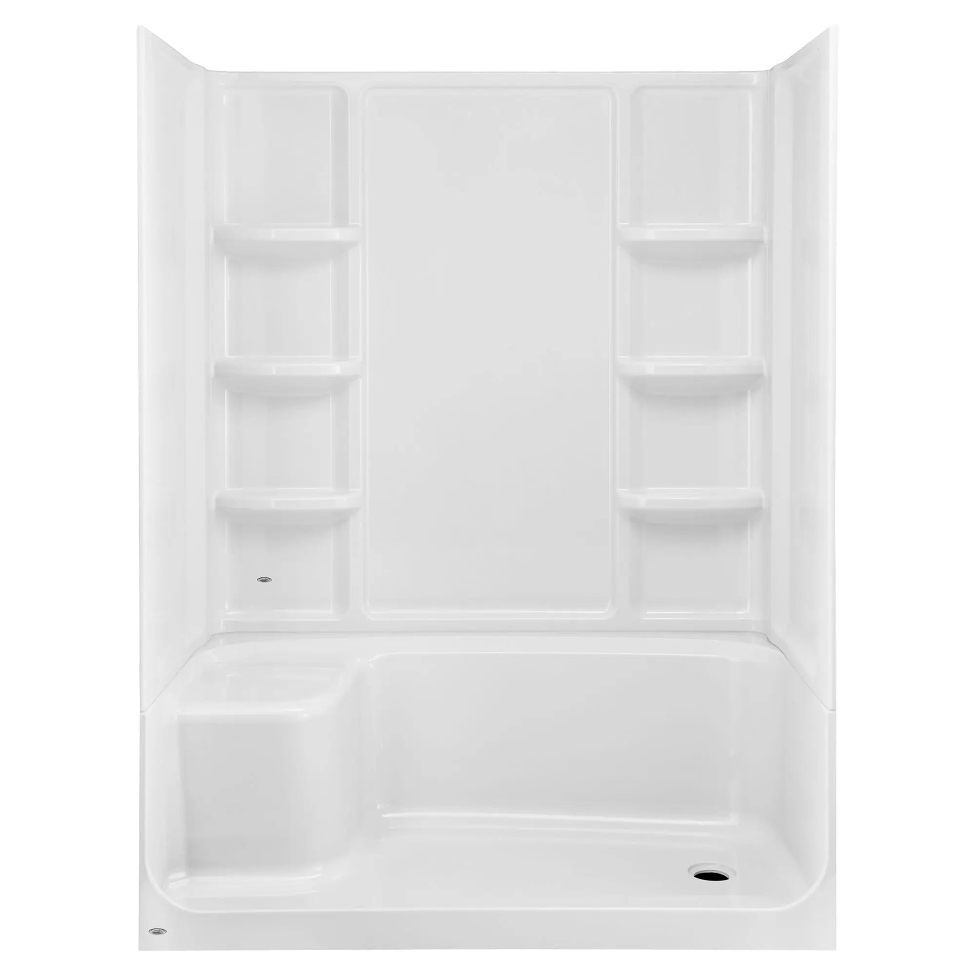 Elevate Seated Shower Base - Right Hand Outlet // ARCTIC // 174529_6030ST3R011_1_0_CDNwebp.webp