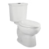 [3381216.020] Clean Siphonic 1.6 GPF/6.0 LPF 1.0 GPF/3.8 LPF Dual Flush 16-1/2-in. Elongated-Front Toilet with Seat - White