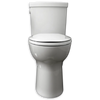 [706AA129.020] Devonport Activate 1.28 GPF/4.8 LPF Left Trip Lever 16-1/2-in. Elongated-Front Touchless Flush Toilet with Seat - White