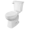 [765AA104.020] Edgemere 1.28 GPF 16-1/2-in. Elongated-Front HET Toilet with Seat for Trade - White