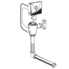 [606B262.007] Ultima Selectronic Concealed Toilet Flush Valve, Base Model, Piston-Type, 1.6 gpf/6.0 Lpf - No Finish