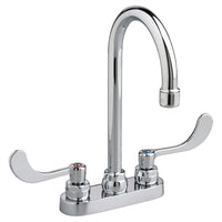 [7500174.002] Monterrey® 4-Inch Centerset Gooseneck Faucet With Wrist Blade Handles 0.35 gpm/1.3 Lpm - Polished Chrome