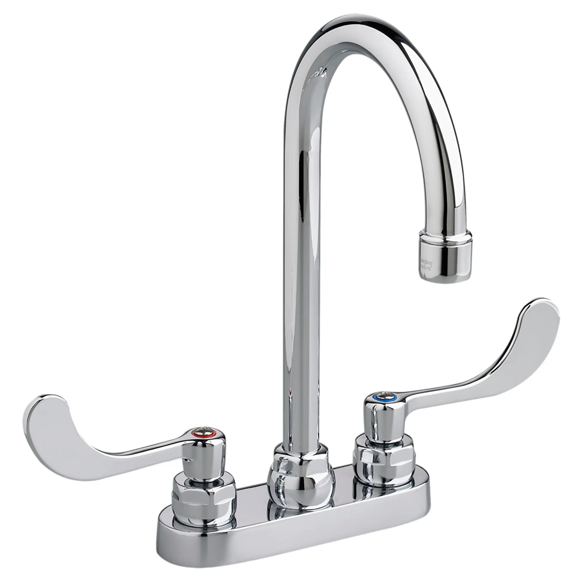 Monterrey® 4-Inch Centerset Gooseneck Faucet With Wrist Blade Handles 0.35 gpm/1.3 Lpm // POLISHED CHROME // 174692_7500174.002_0_CDNwebp.webp