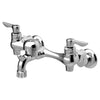 [8351076.004] Wall-Mount Service Sink Faucet With 3-Inch Vacuum Breaker Spout and Offset Shanks - Polished Chrome