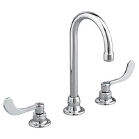 Monterrey® 8-Inch Widespread Gooseneck Faucet With Wrist Blade Handles 1.5 gpm/5.7 Lpm With Limited Swivel // CHROME // 174703_6545170002_CDNwebp.webp