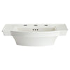 [0900008.020] Estate® 8-Inch Widespread Pedestal Sink Top - White
