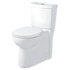 [2795204.020] Studio Skirted Two-Piece Dual Flush 1.6 gpf/6.0 Lpf and 1.1 gpf/4.2 Lpf Chair Height Round Front Toilet With Seat - White