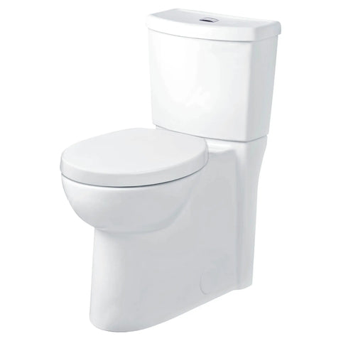 Studio Skirted Two-Piece Dual Flush 1.28 gpf/4.8 Lpf and 1.0 gpf/3.8 Lpf Chair Height Round Front Toilet With Seat