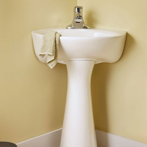 Cornice 4-Inch Centerset Pedestal Sink Top and Leg Combination