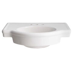 [0282004.020] Retrospect® 4-Inch Centerset Pedestal Sink Top - White
