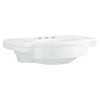 [0282004.020] Retrospect® 4-Inch Centerset Pedestal Sink Top - White