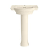 [0900100.222] Estate® Center Hole Only Pedestal Sink Top and Leg Combination - White