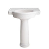 [0282400.020] Retrospect® 4-Inch Centerset Pedestal Sink Top and Leg Combination - White