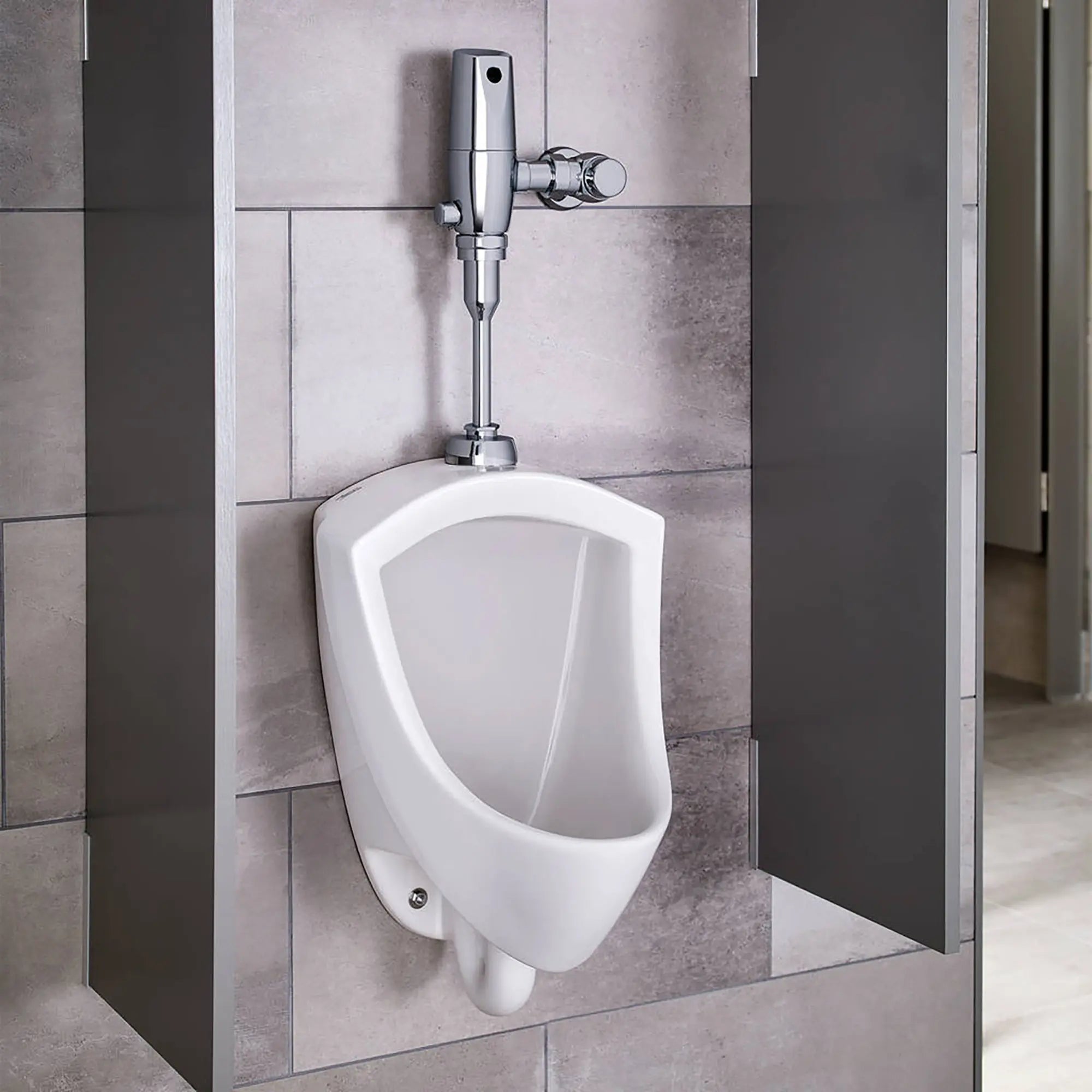 Pintbrook® Urinal System With Touchless Selectronic® Piston Flush Valve, 0.5 gpf/1.9 Lpf // WHITE // 174862_6002505.020_1_0_CDNwebp.webp