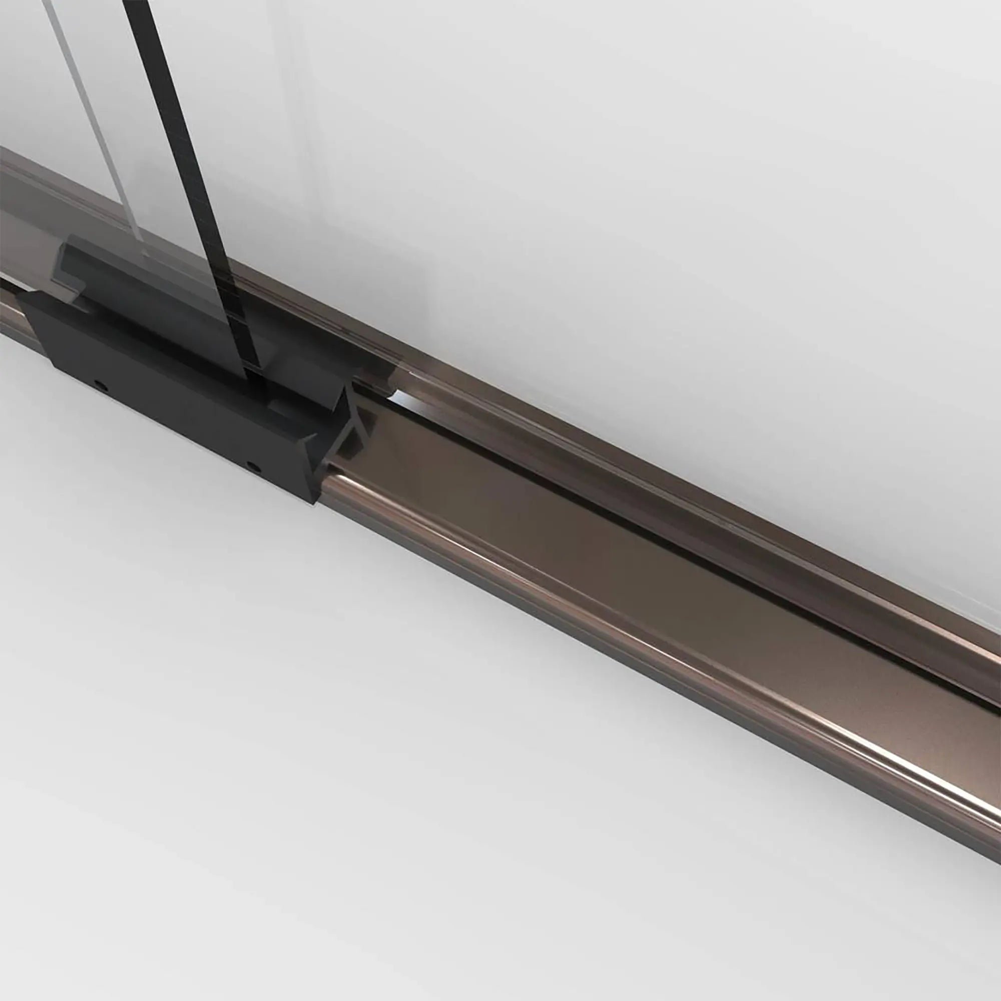 Euro 60 x 57-Inch Height Semi-Frameless Sliding Tub Door with Rain Glass // OIL RUBBED BRONZE // 174920_AM00350422224-track_0_CDNwebp.webp