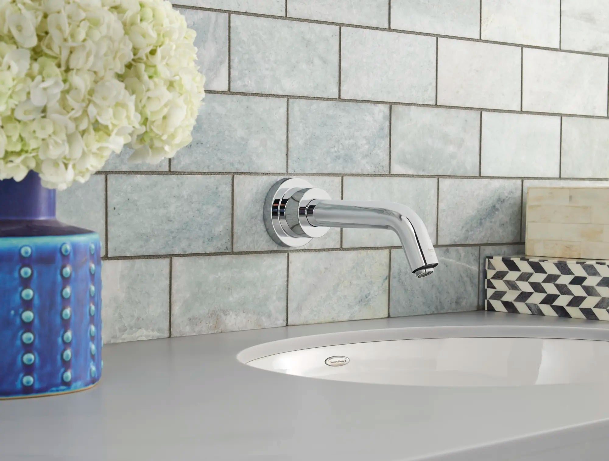 Serin® Touchless Wall-Mount Trim, Battery-Powered, 0.35 gpm/1.3 Lpm // POLISHED CHROME // 174970_B_T064356.002_0_CDNwebp.webp