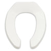 [5001G055.020] Commercial Open Front Toilet Seat for Baby Devoro Toilet Bowls - White