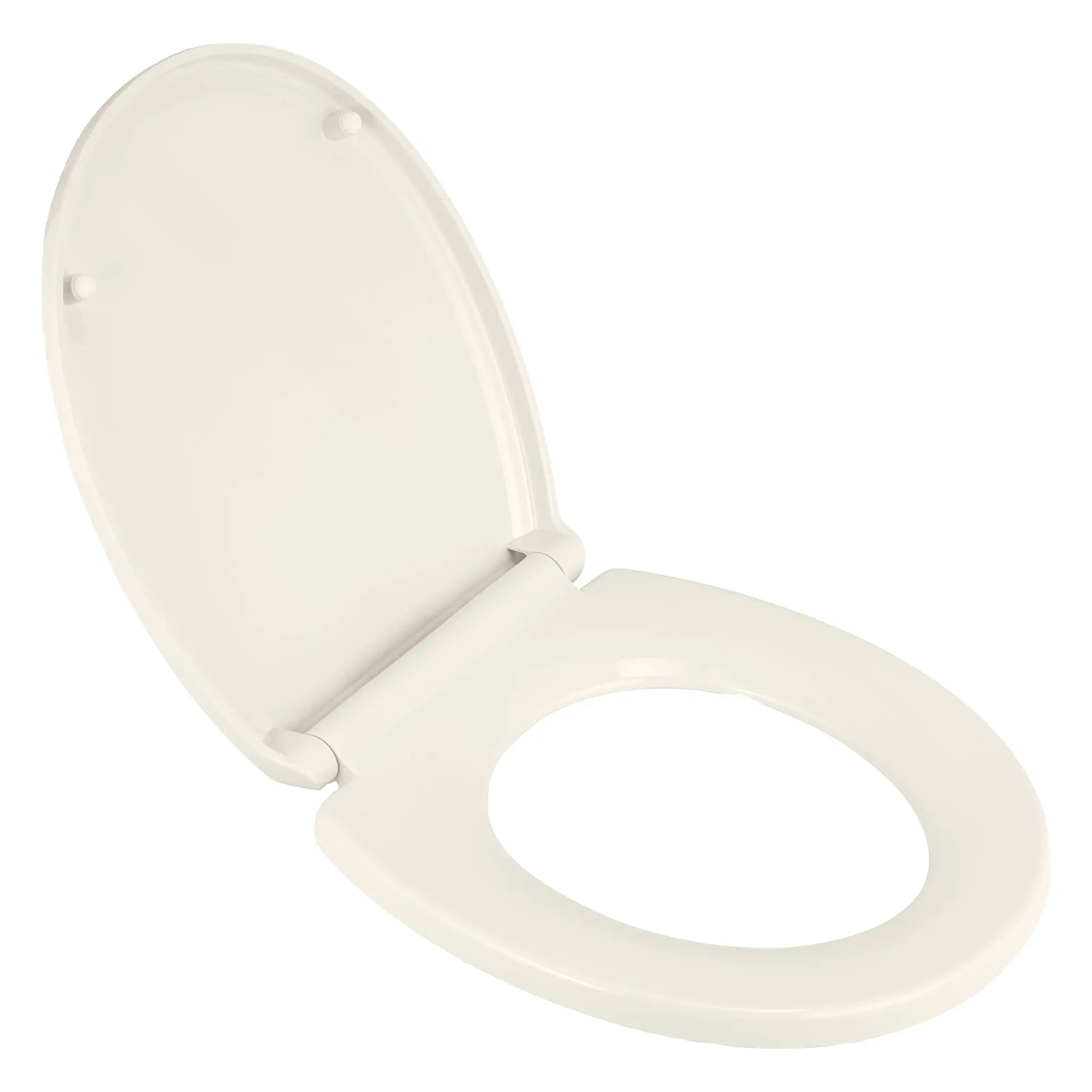 Traditional Slow-Close & Easy Lift-Off Round Front Toilet Seat // LINEN // 175039_5020B65G222_3Q_Open_0_CDNwebp.webp
