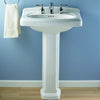 [0555801.020] Portsmouth® 8-Inch Widespread Pedestal Sink Top and Leg Combination - White