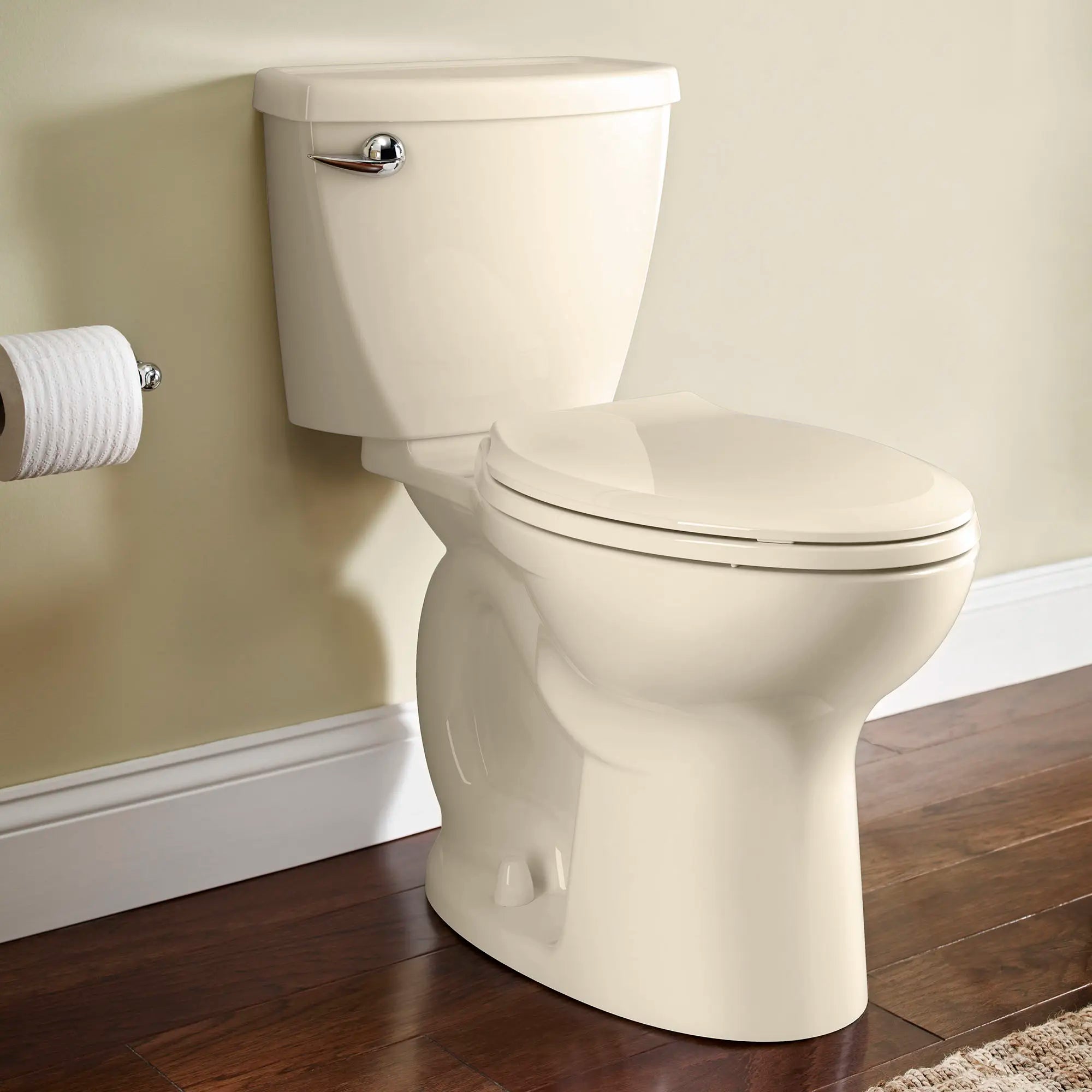 Cadet 3 1.6 GPF/6.0 LPF Left Trip Lever Chair Height Elongated-Front 10-in. Rough-In Toilet // BONE // 175234_B-270AB001.021_0_CDNwebp.webp