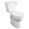[215BA005.020] Cadet® PRO Two-Piece 1.6 gpf/6.0 Lpf Chair Height Round Front Right-Hand Trip Lever Toilet Less Seat - White
