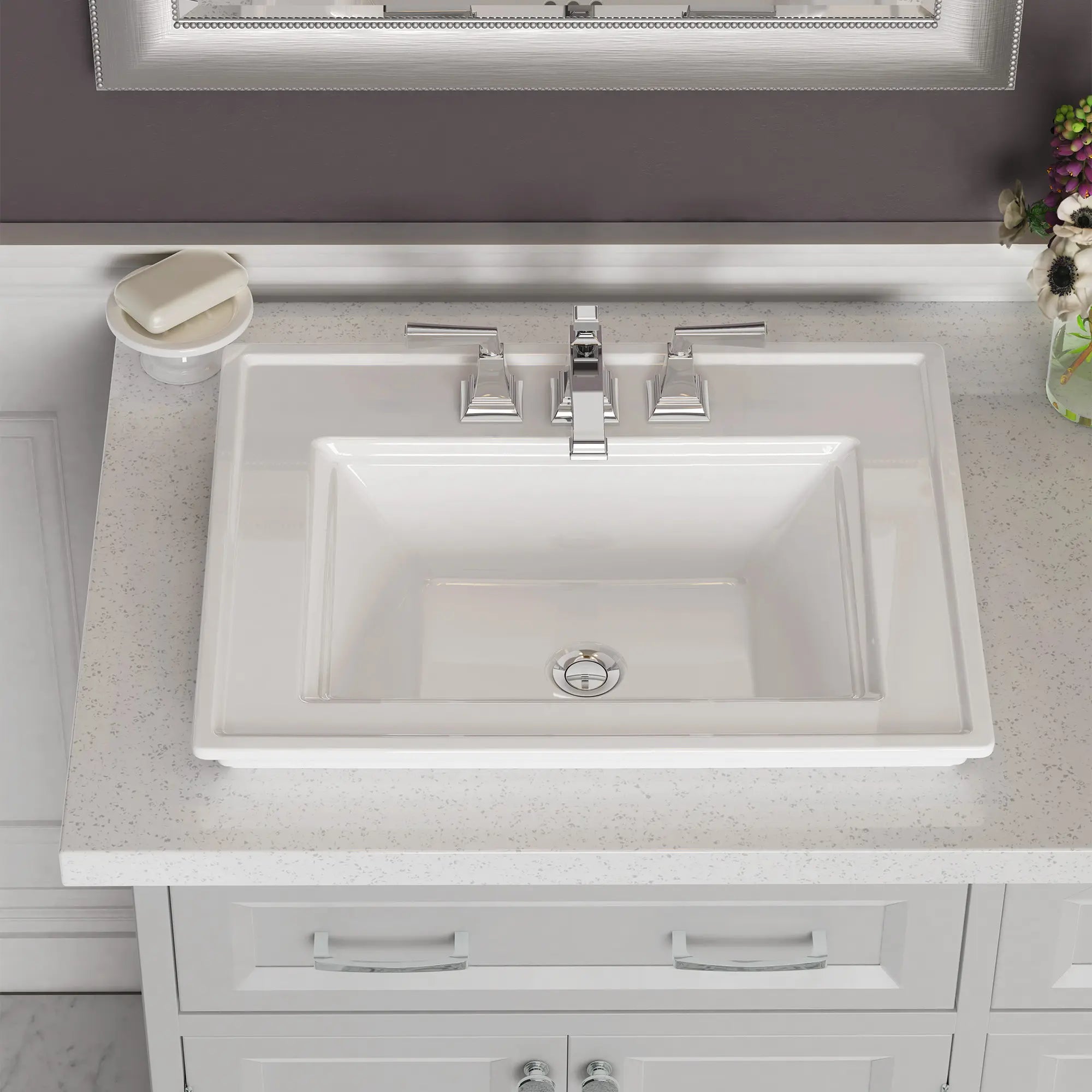 Town Square® S Drop-In Sink With 4-Inch Centerset // 4 IN CENTERSET / WHITE // 175376_B-1203004020_7455801002_1_0_CDNwebp.webp
