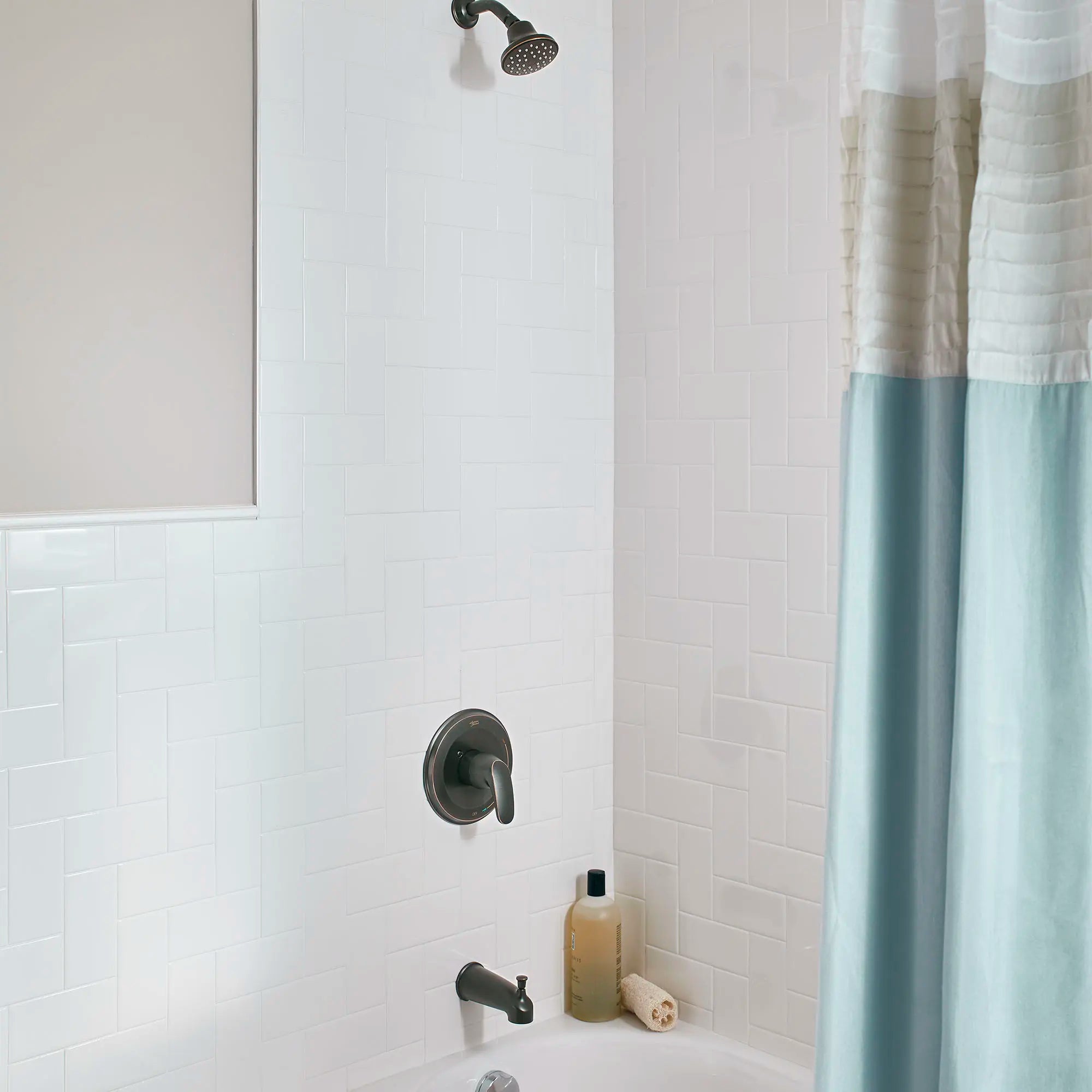 Colony® PRO 1.75 gpm/6.6 L/min Tub and Shower Trim Kit With Water-Saving Showerhead, Double Ceramic Pressure Balance Cartridge With Lever Handle // TUB & SHOWER / LEGACY BRONZE // 175587_B-TU075508278_1660512278_0_CDNwebp.webp