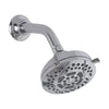 [1660206.002] Hydrofocus® 4-1/2-Inch 2.0 gpm/7.6 L/min Water-Saving Fixed Showerhead - Polished Chrome