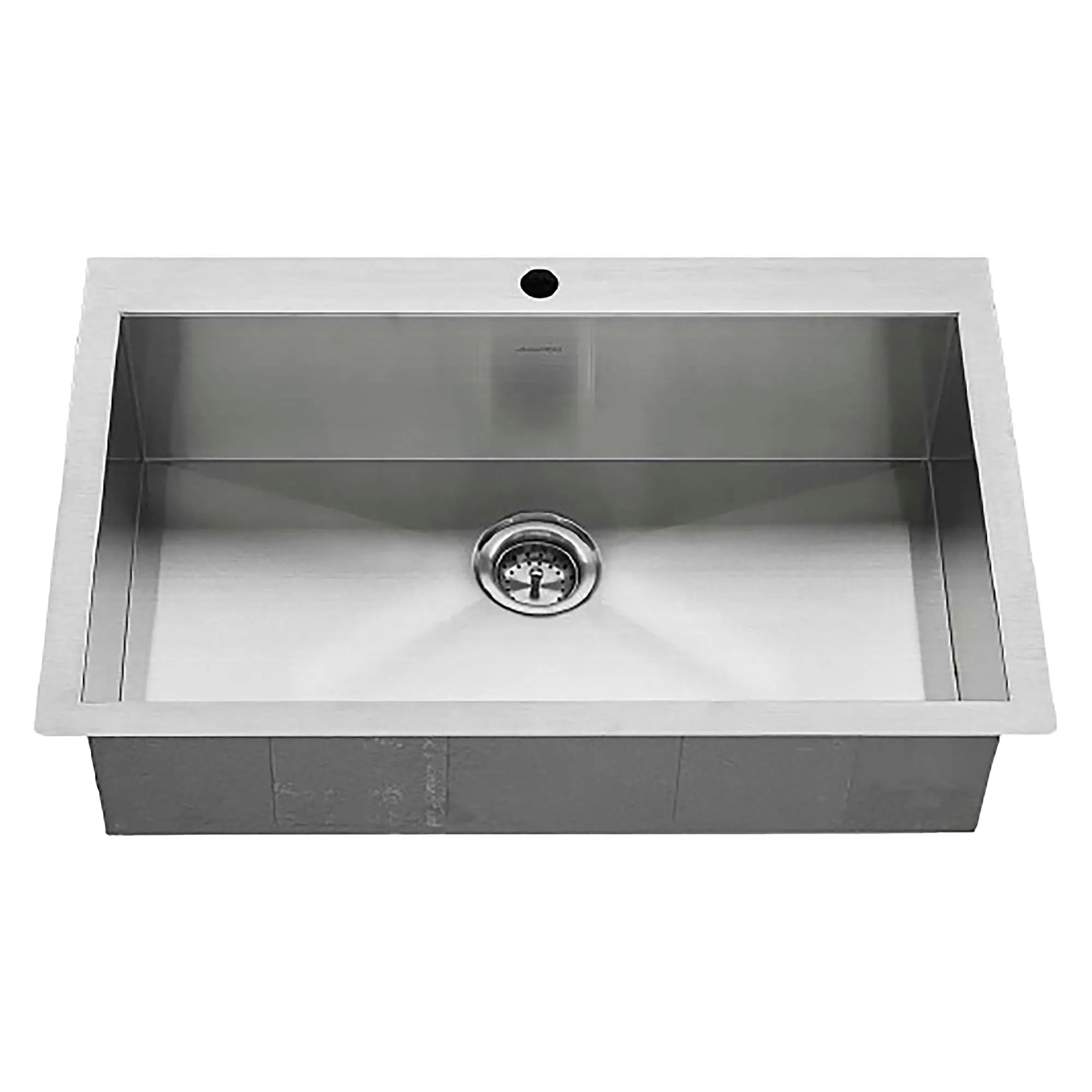 Edgewater® 33 x 22-Inch Stainless Steel 1-Hole Dual Mount Single-Bowl Kitchen Sink // STAINLESS STEEL // 175610_18SB.9332211.075_0_CDNwebp.webp