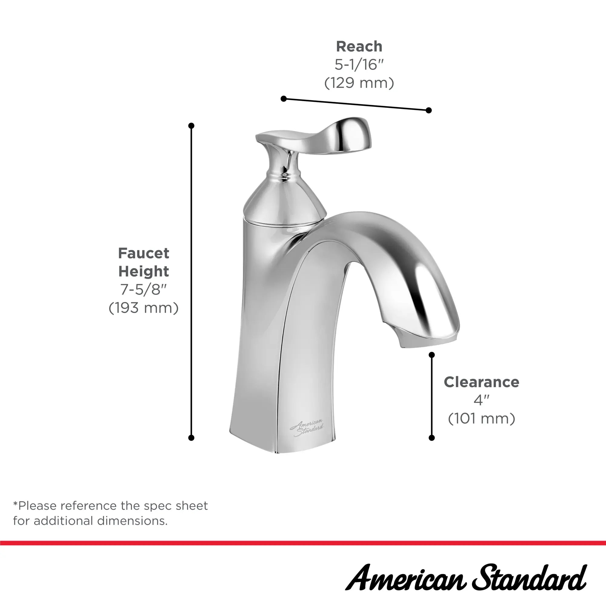 Chatfield® Single Hole Single-Handle  Bathroom Faucet 1.2 gpm/4.5 L/min With Lever Handle // POLISHED CHROME // 177134_Chatfield_Infographic_7413101_0006_SEP2023_0_CDNwebp.webp