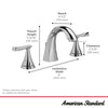 [7413801.002] Chatfield® 8-Inch Widespread 2-Handle Bathroom Faucet 1.2 gpm/4.5 L/min With Lever Handles - Polished Chrome