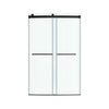 [AM00845400.243] OVATION CURVE 48X72 BARN SHOWER DOOR, BN - Brushed Nickel